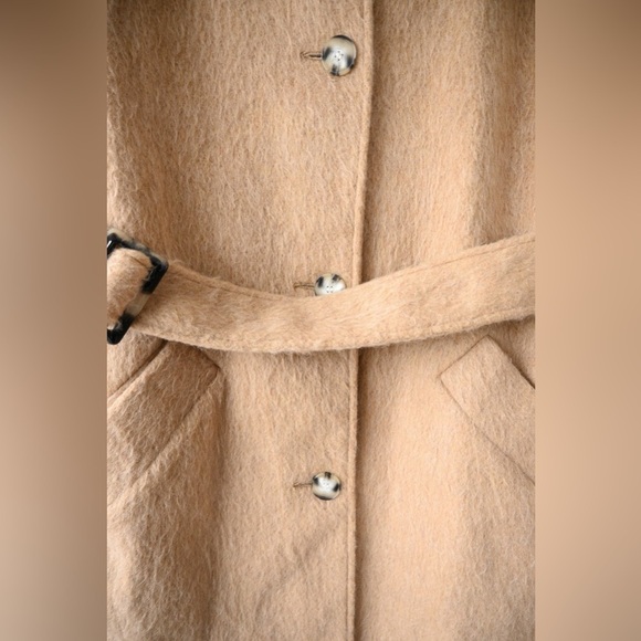 TOPSHOP Wool Blend Coat - Picture 4 of 6